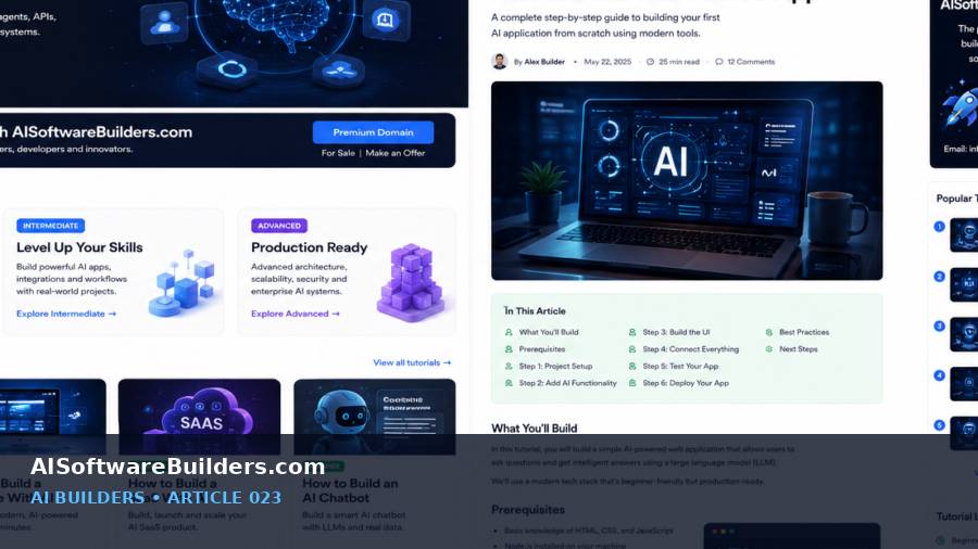 AI-generated tutorial illustration