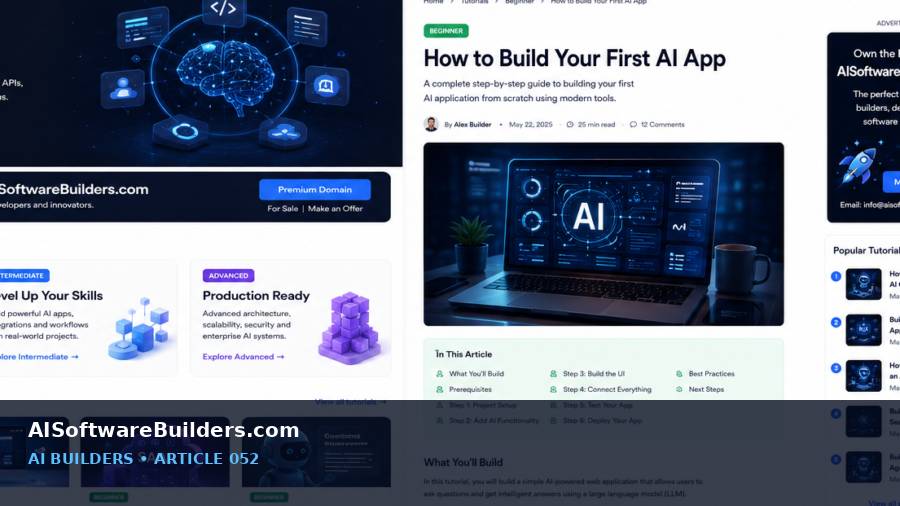 AI-generated tutorial illustration