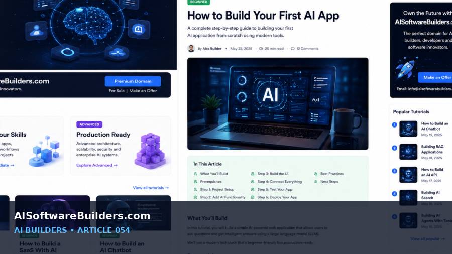 AI-generated tutorial illustration