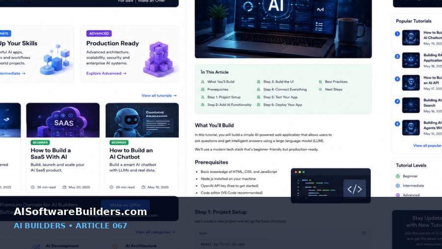 AI-generated tutorial illustration