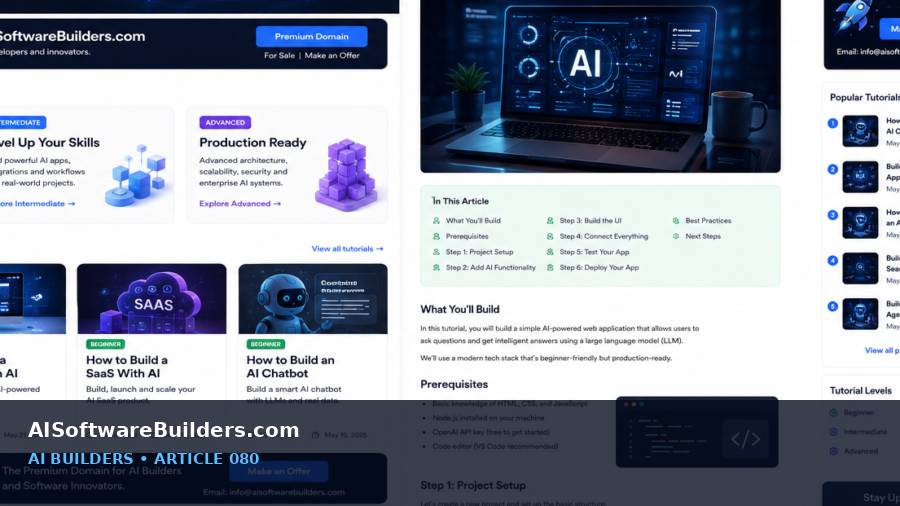 AI-generated tutorial illustration