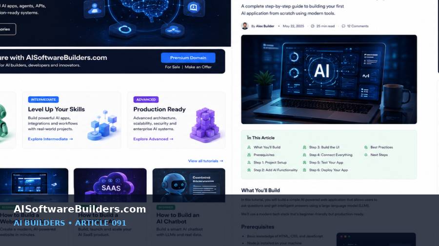 AI-generated tutorial illustration