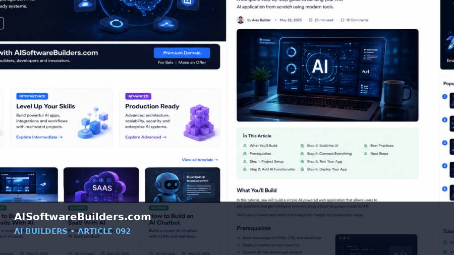 AI-generated tutorial illustration