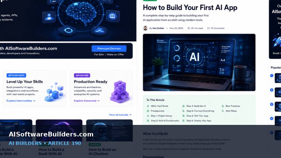AI-generated tutorial illustration
