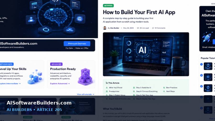 AI-generated tutorial illustration