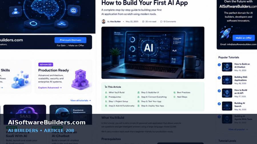 AI-generated tutorial illustration