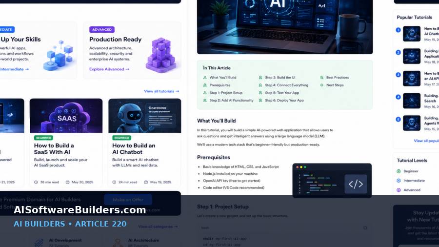 AI-generated tutorial illustration