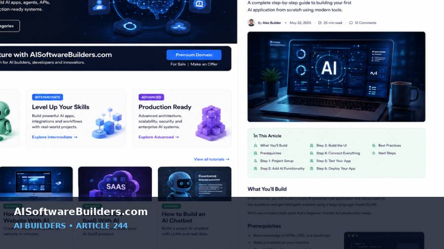 AI-generated tutorial illustration