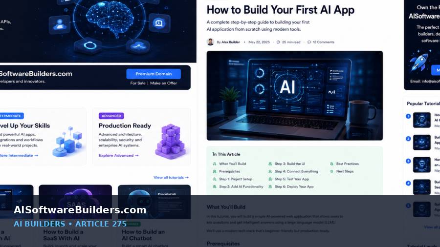 AI-generated tutorial illustration