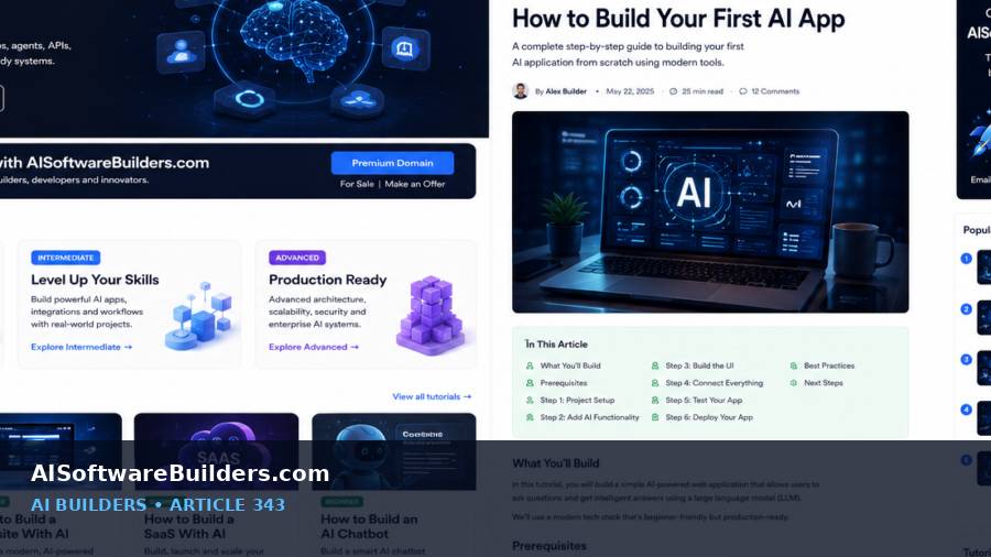 AI-generated tutorial illustration