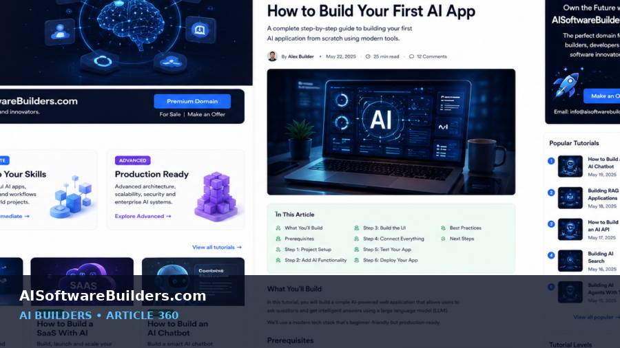 AI-generated tutorial illustration