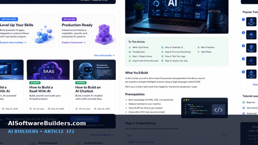 AI-generated tutorial illustration