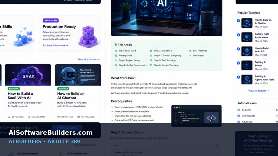 AI-generated tutorial illustration