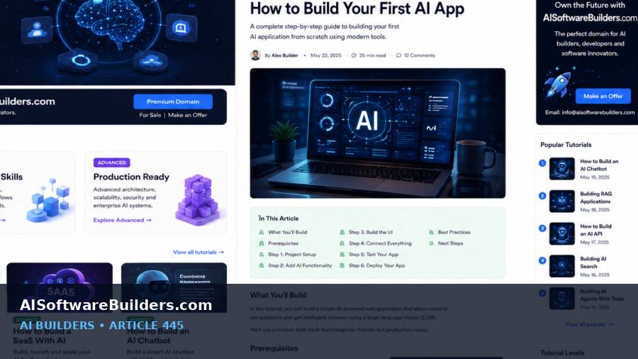 AI-generated tutorial illustration
