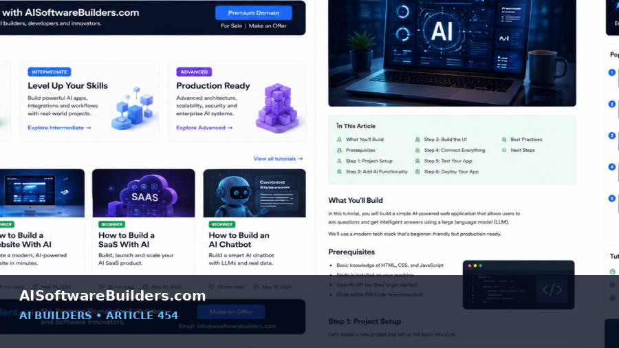 AI-generated tutorial illustration