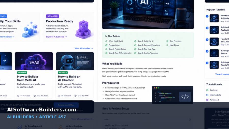 AI-generated tutorial illustration