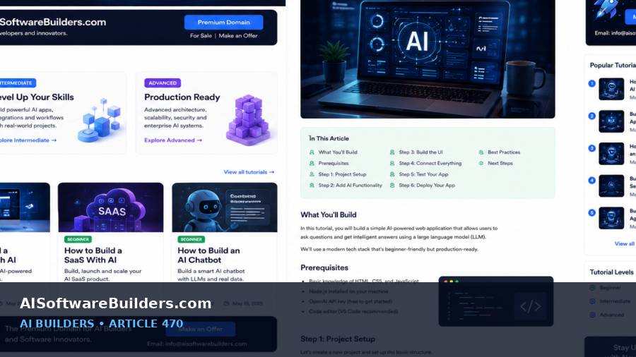 AI-generated tutorial illustration