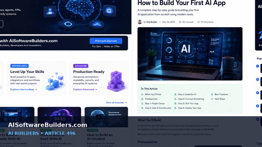 AI-generated tutorial illustration